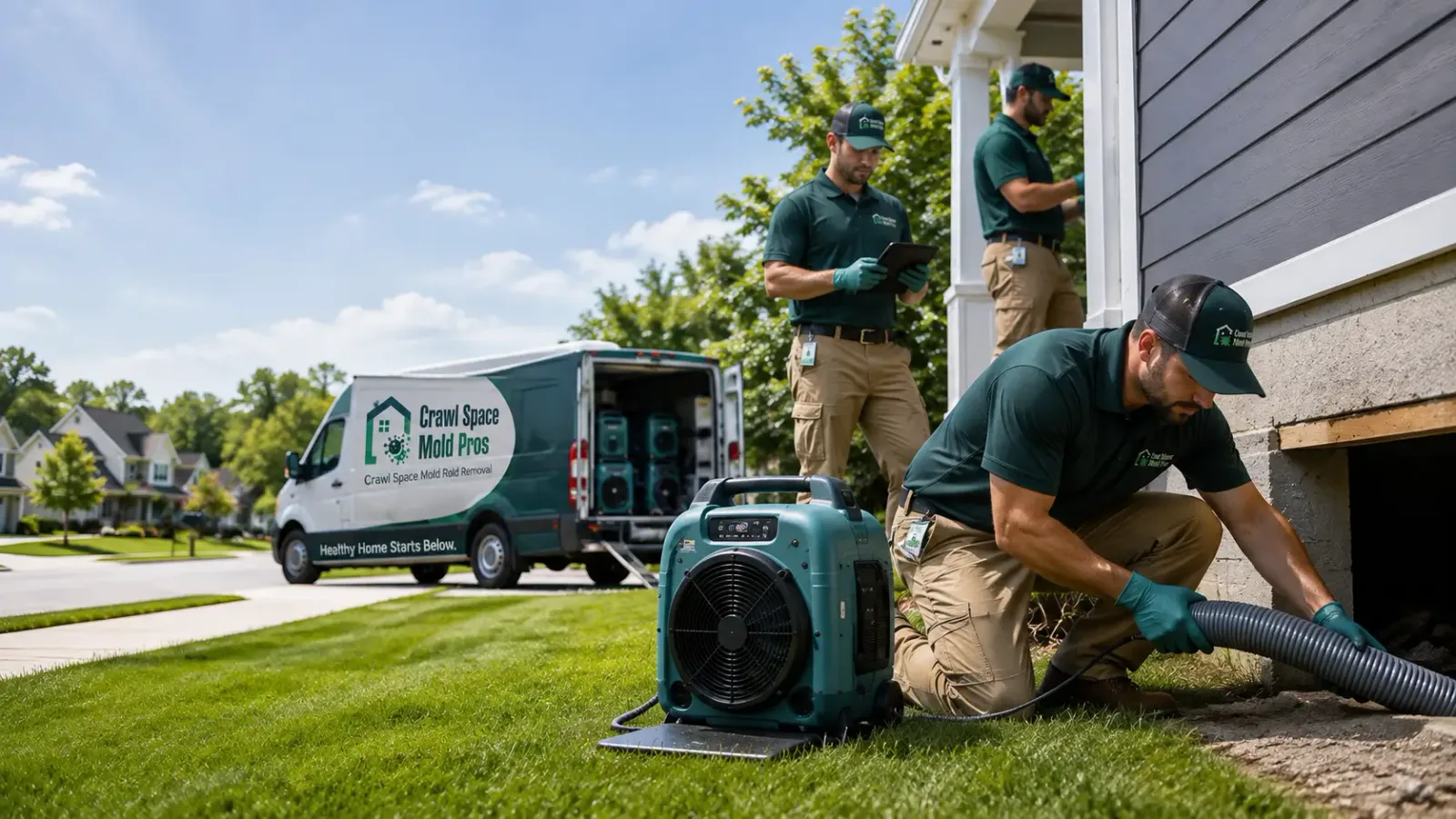 Crawl Space Mold Removal in Monee, IL